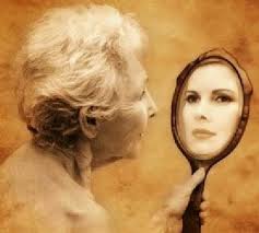 envelhecer no espelho