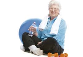 ginastica tomando agua